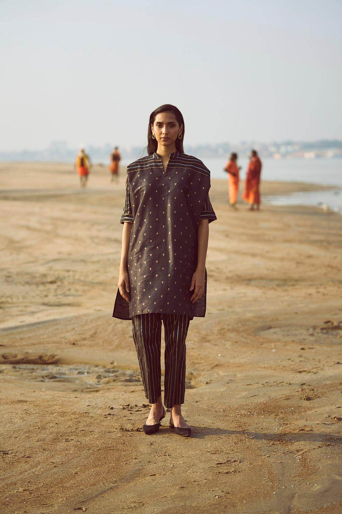 MOTIF & STRIPE BOXY BROCADE SET - dash and dot dash and dot