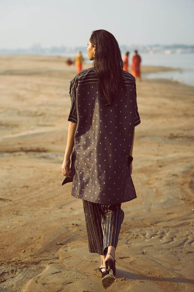 MOTIF & STRIPE BOXY BROCADE SET - dash and dot