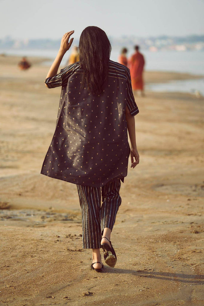 MOTIF & STRIPE BOXY BROCADE SET - dash and dot dash and dot