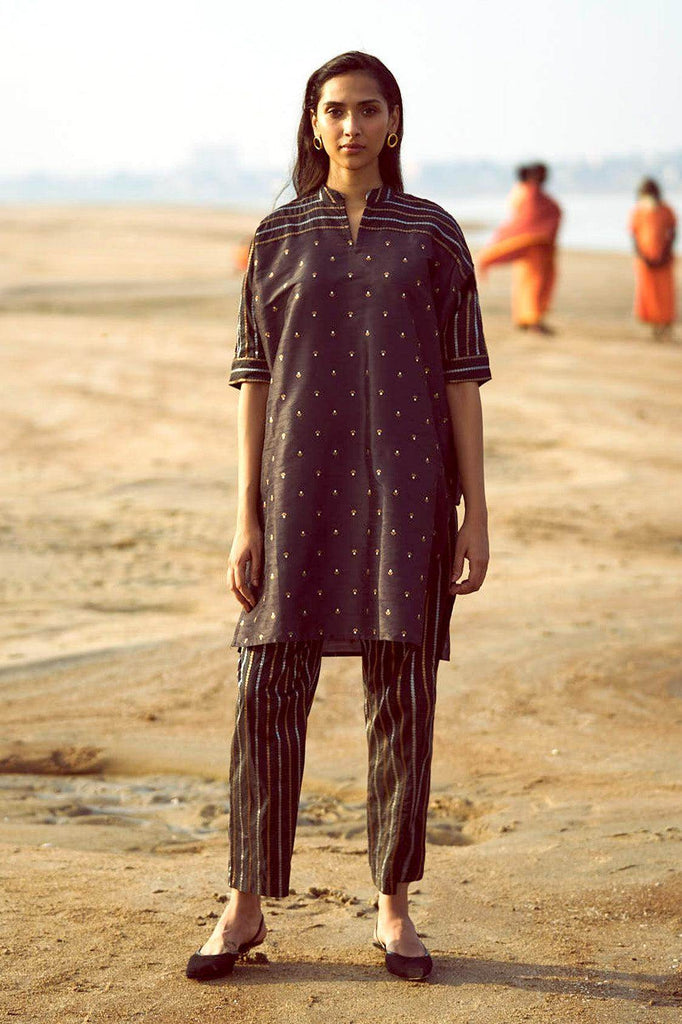 MOTIF & STRIPE BOXY BROCADE SET - dash and dot dash and dot