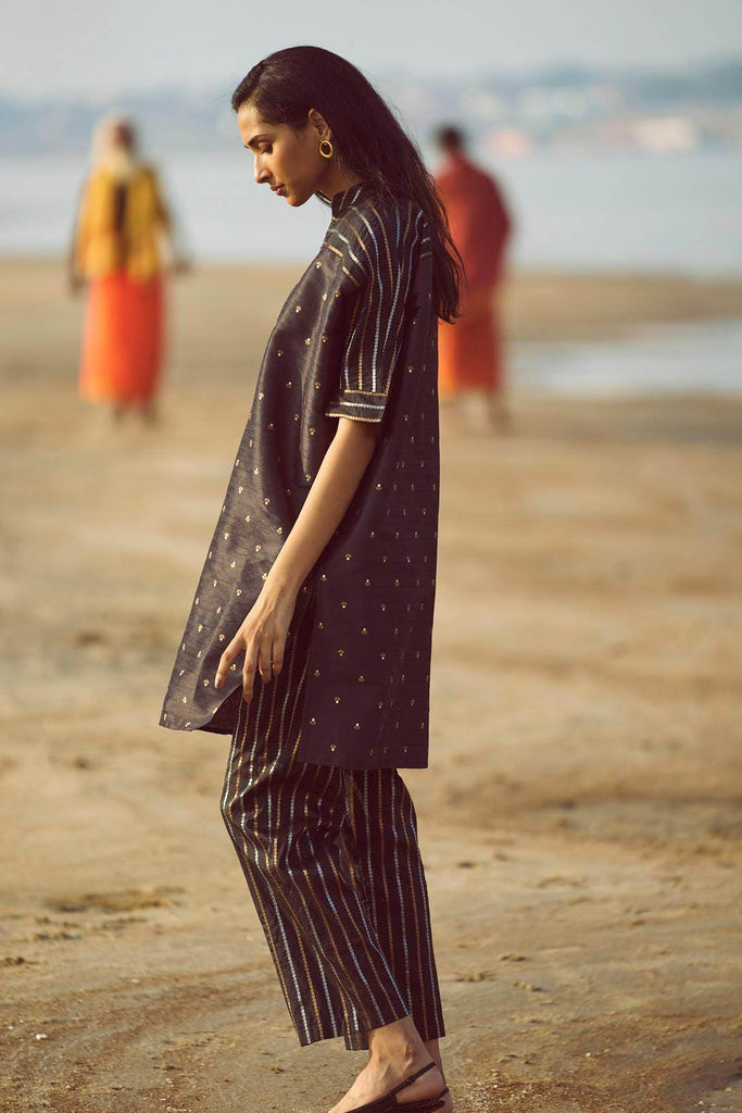 MOTIF & STRIPE BOXY BROCADE SET - dash and dot dash and dot