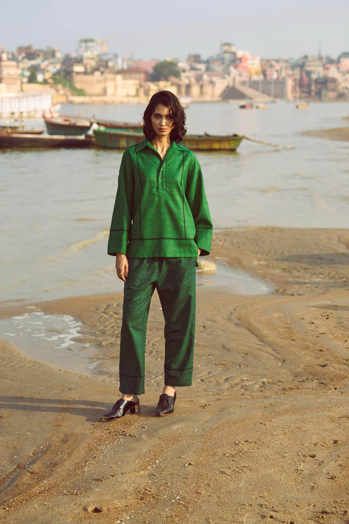 CROSS STITCH TOP - dash and dot dash and dot