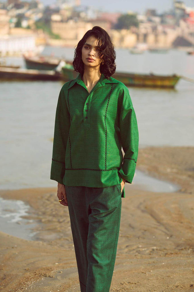 CROSS STITCH TOP - dash and dot dash and dot