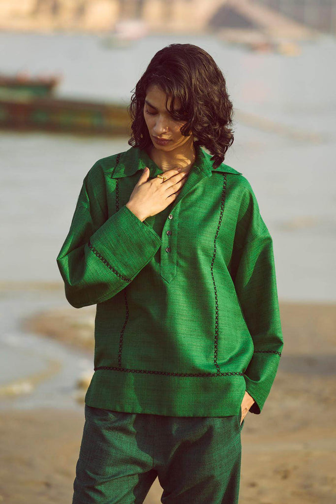 CROSS STITCH TOP - dash and dot dash and dot