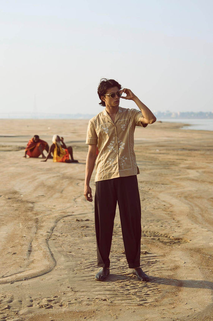 SIDE PLEAT PANT - dash and dot dash and dot