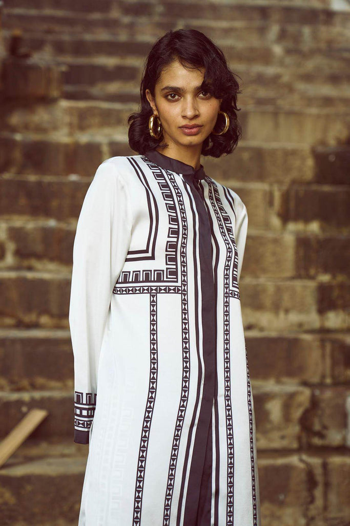 GEO TRIBAL PRINTED PANT SET - dash and dot dash and dot