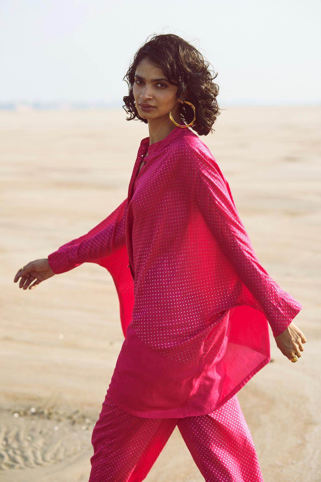 DOT FOIL PRINT SHIRT - dash and dot