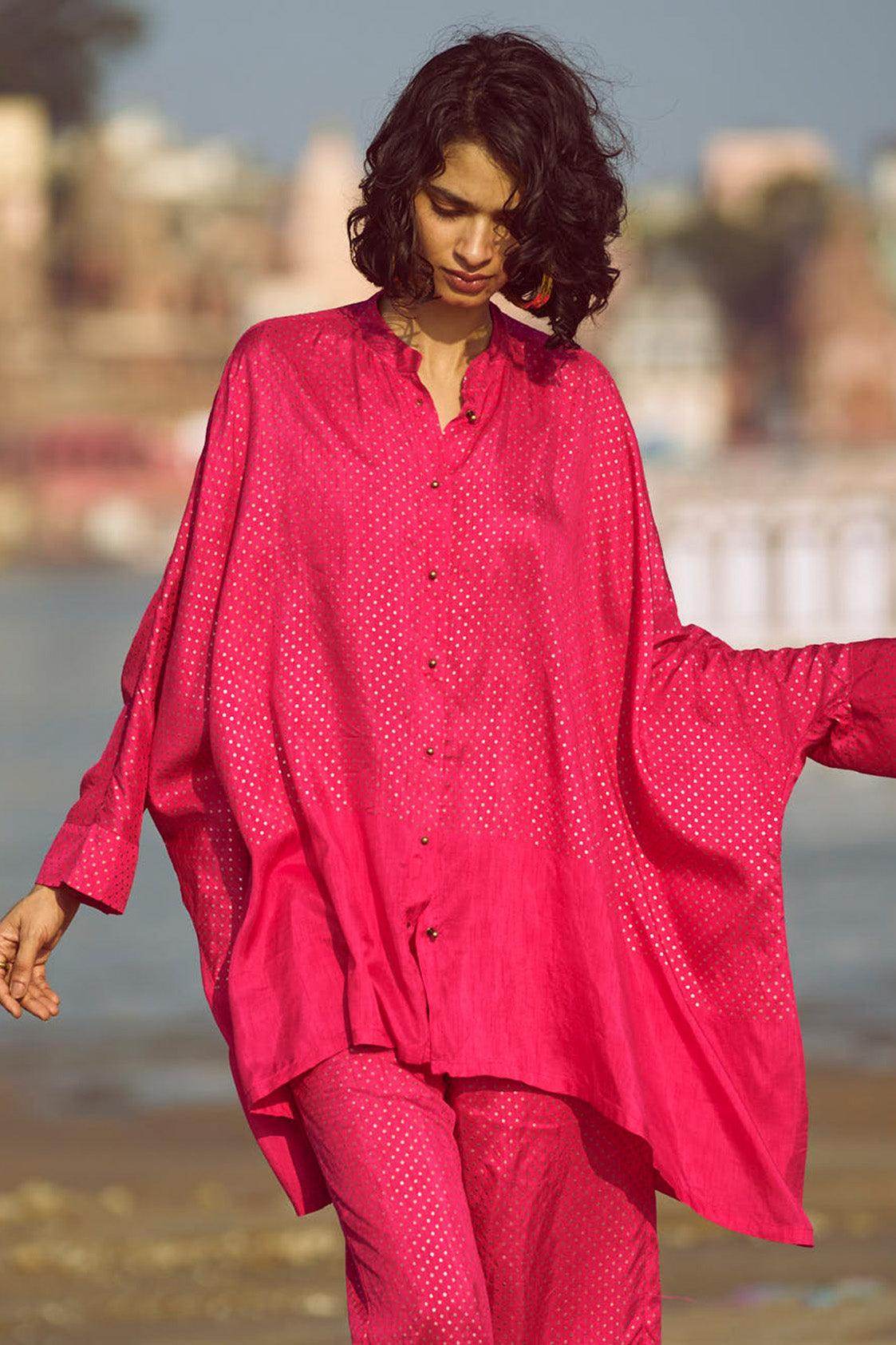 DOT FOIL PRINT SHIRT - dash and dot