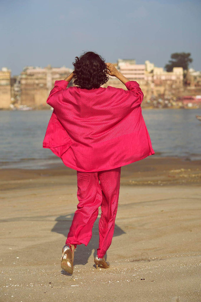 DOT FOIL PRINT SHIRT - dash and dot dash and dot