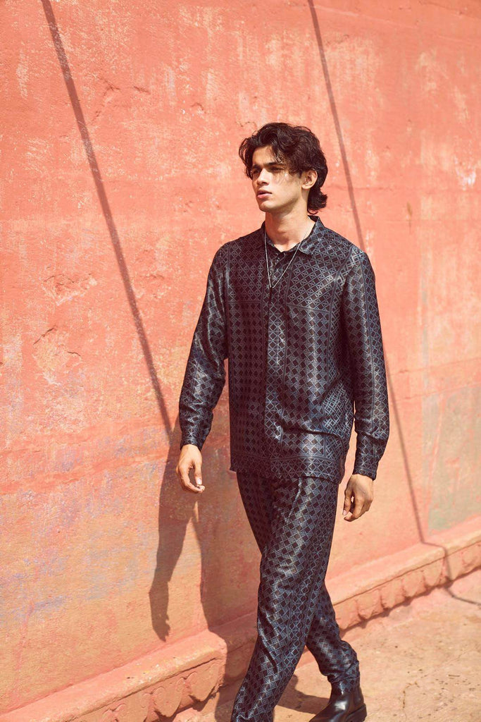 RATTAN PRINTED SHIRT - dash and dot dash and dot