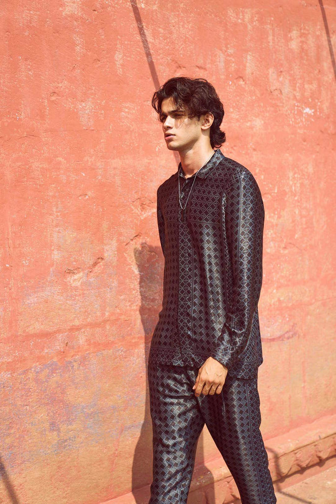 RATTAN PRINTED SHIRT - dash and dot dash and dot