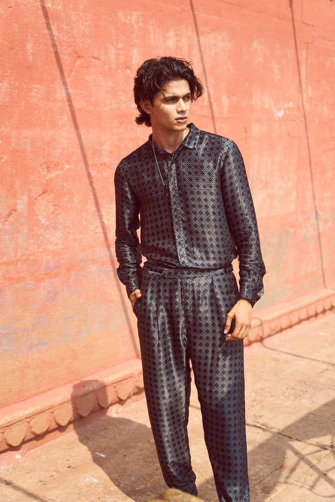 RATTAN PRINTED SHIRT - dash and dot dash and dot