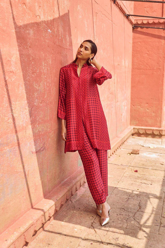 RATTAN PRINTED SET - dash and dot dash and dot