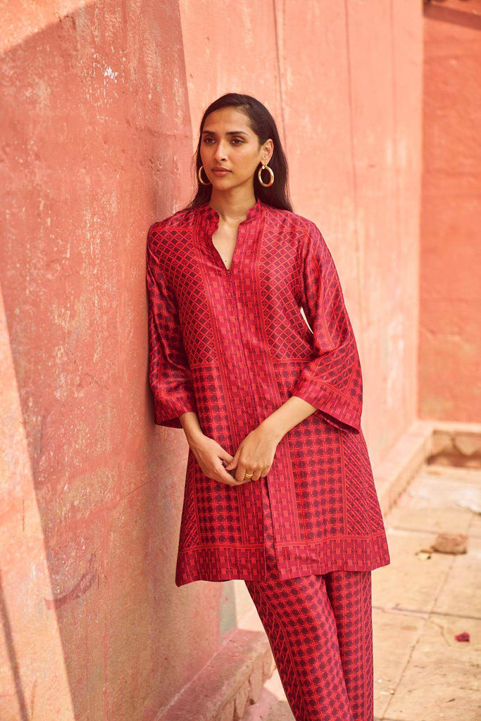 RATTAN PRINTED SET - dash and dot dash and dot