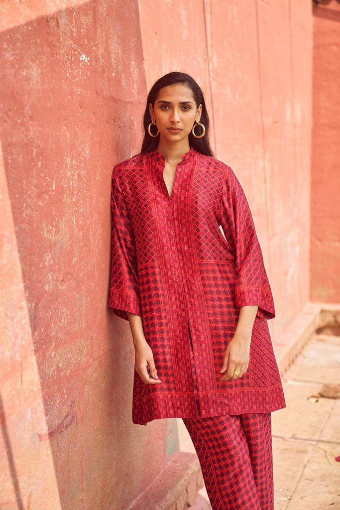 RATTAN PRINTED SET - dash and dot dash and dot