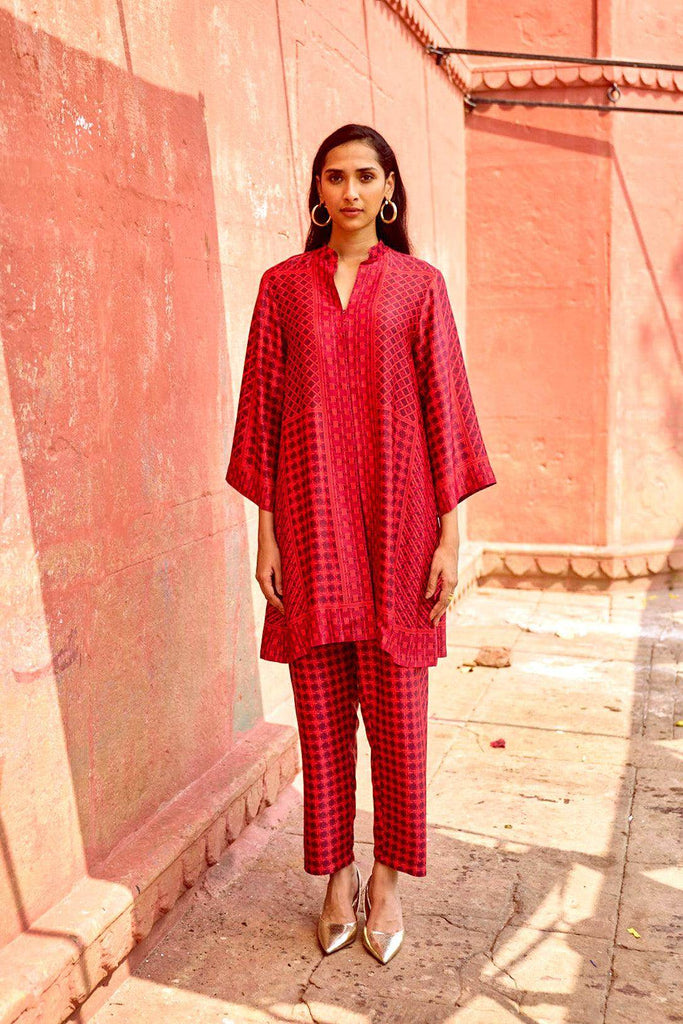 RATTAN PRINTED TOP - dash and dot dash and dot