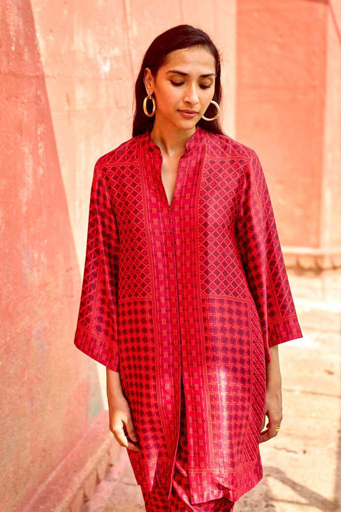 RATTAN PRINTED TOP - dash and dot dash and dot