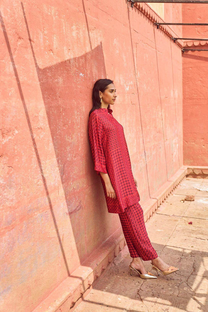 RATTAN PRINTED SET - dash and dot dash and dot