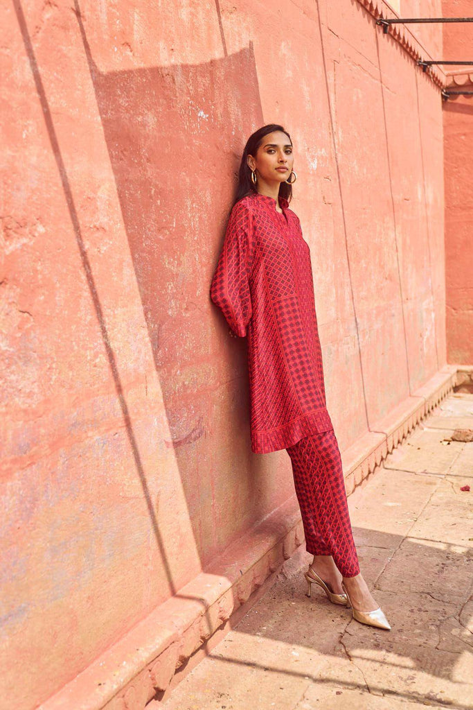 RATTAN PRINTED SET - dash and dot dash and dot