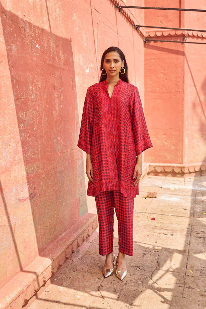 RATTAN PRINTED SET - dash and dot dash and dot