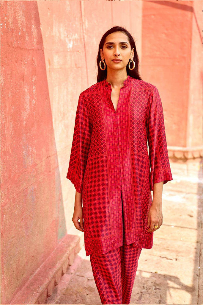 RATTAN PRINTED TOP - dash and dot dash and dot