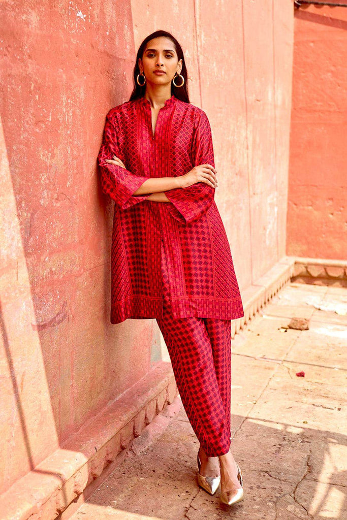 RATTAN PRINTED TOP - dash and dot dash and dot