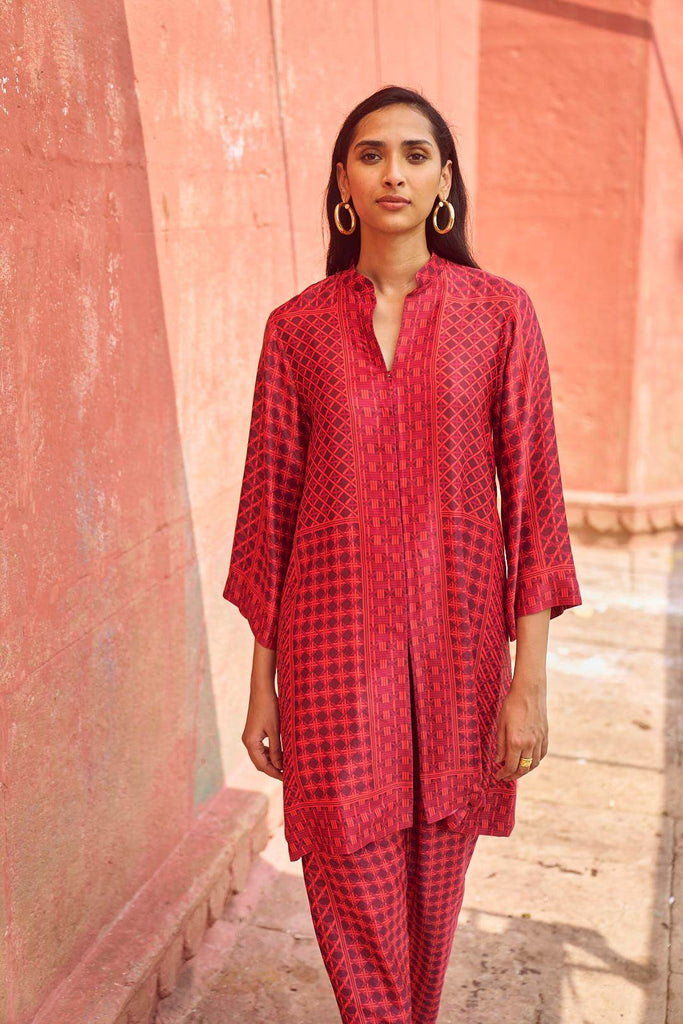 RATTAN PRINTED SET - dash and dot dash and dot