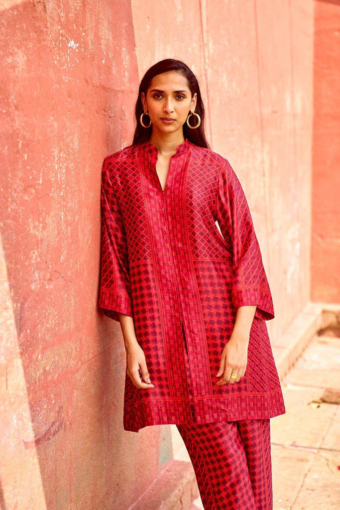 RATTAN PRINTED TOP - dash and dot dash and dot