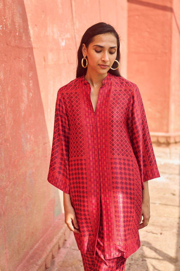 RATTAN PRINTED SET - dash and dot dash and dot