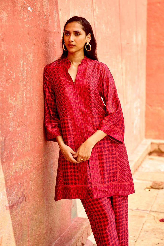 RATTAN PRINTED TOP - dash and dot dash and dot