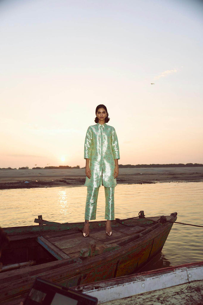 BROCADE PANT - dash and dot dash and dot