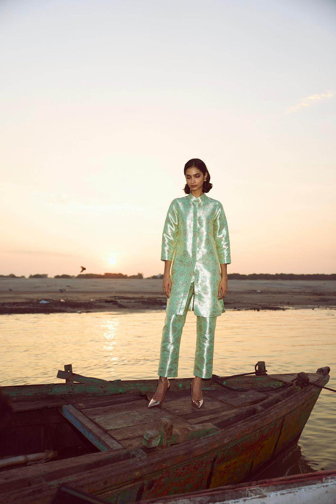 BROCADE PANT - dash and dot dash and dot