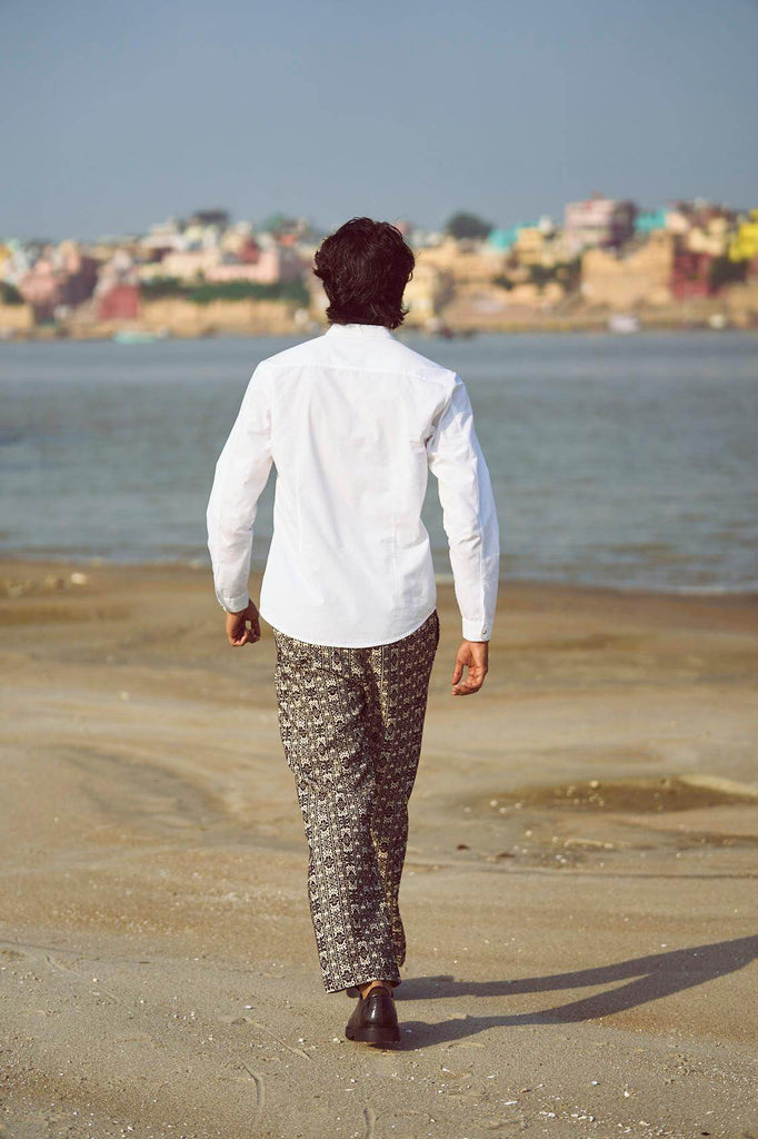 JACQUARD PANT - dash and dot dash and dot