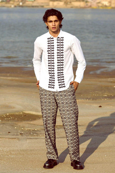 JACQUARD PANT - dash and dot