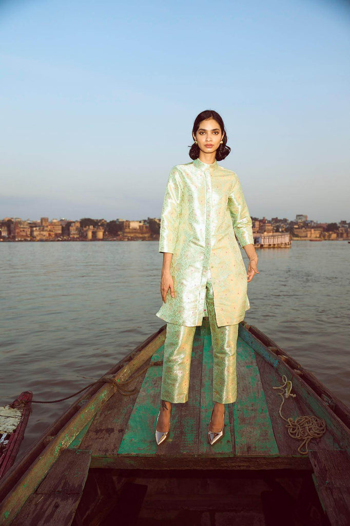 BROCADE PANT - dash and dot dash and dot