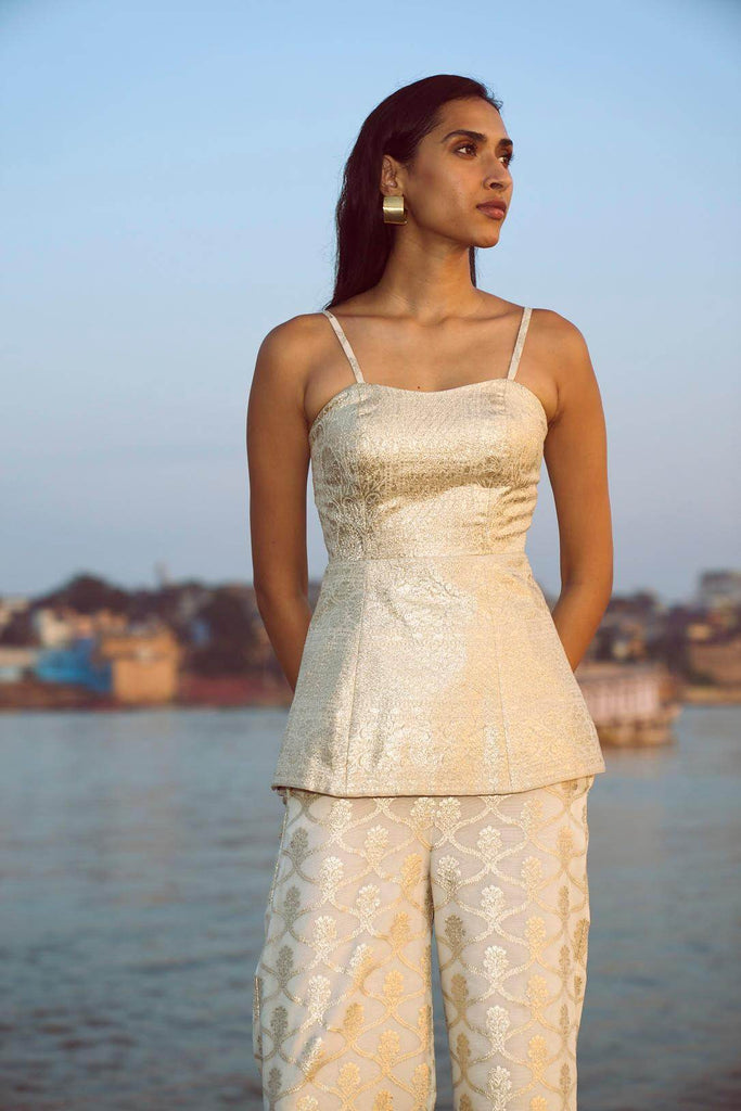 BROCADE CORSET SUIT - dash and dot dash and dot