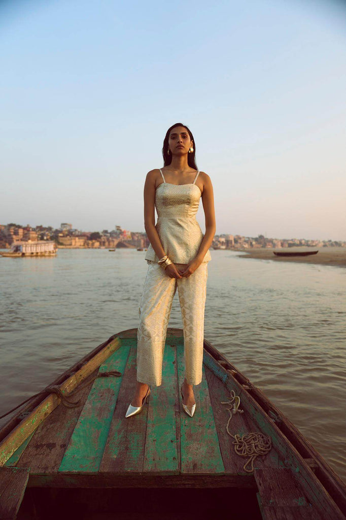 BROCADE CORSET SUIT - dash and dot dash and dot