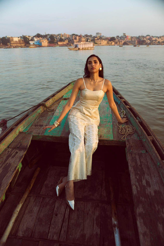 BROCADE CORSET SUIT - dash and dot dash and dot