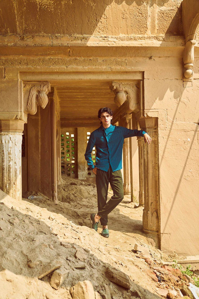 TEAL & GREEN SET - dash and dot dash and dot