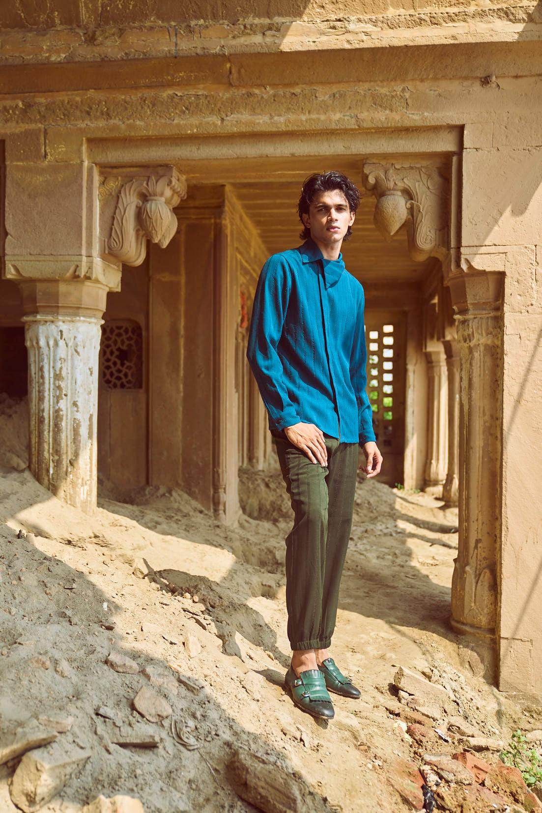 SHADOW STRIPE JOGGER - dash and dot