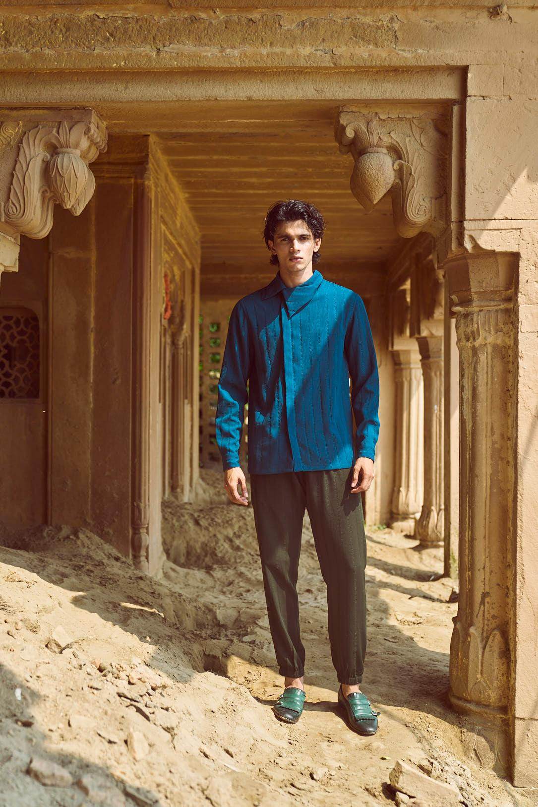 SHADOW STRIPE JOGGER - dash and dot