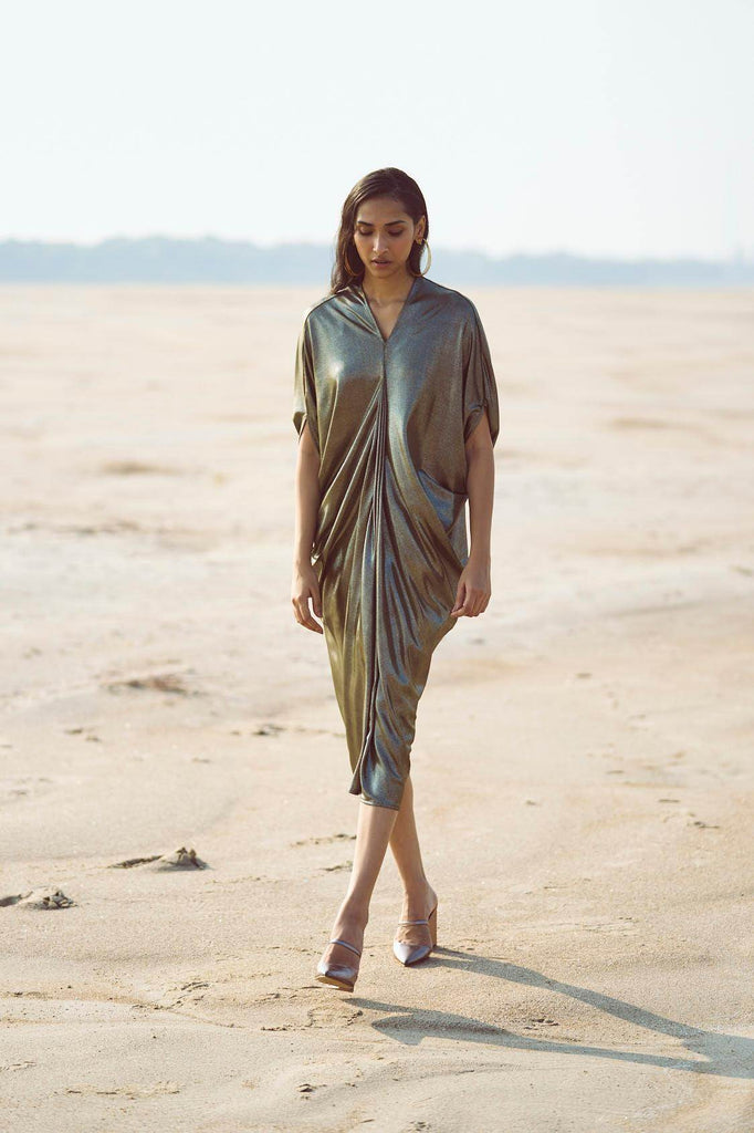 DRAPE COWL KAFTAN - dash and dot dash and dot