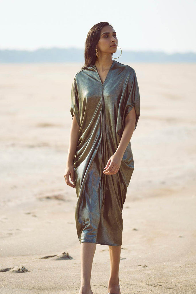 DRAPE COWL KAFTAN - dash and dot dash and dot