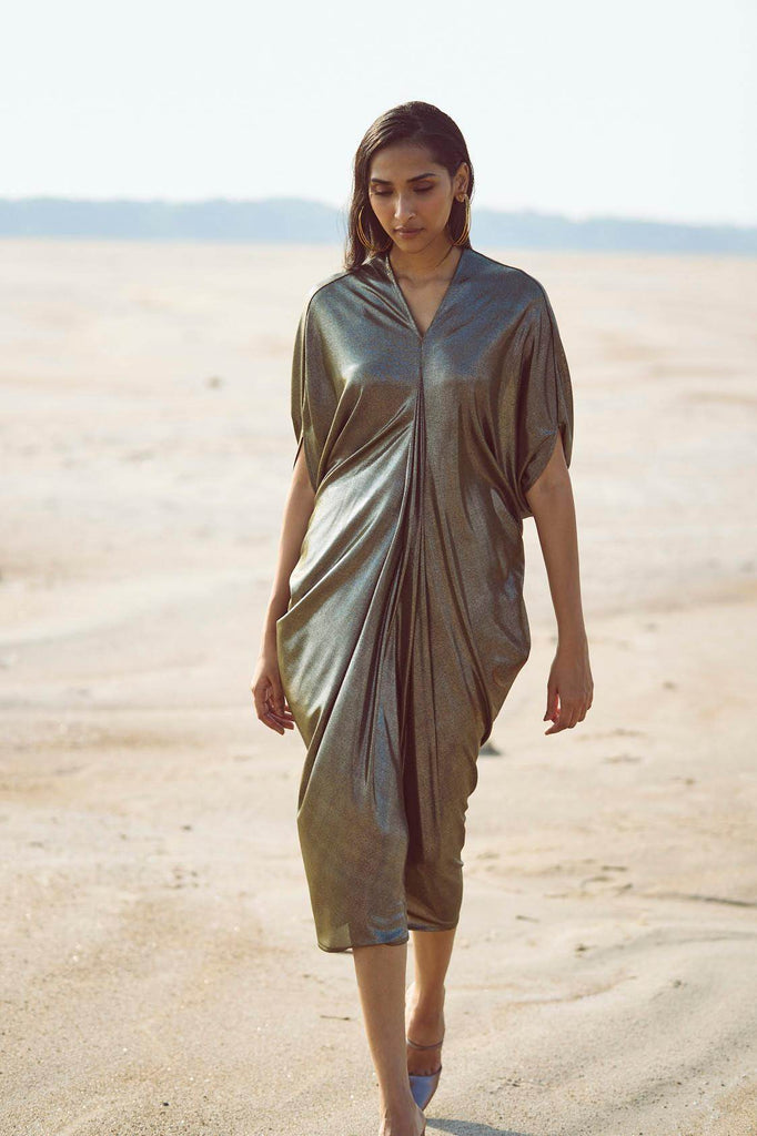 DRAPE COWL KAFTAN - dash and dot dash and dot
