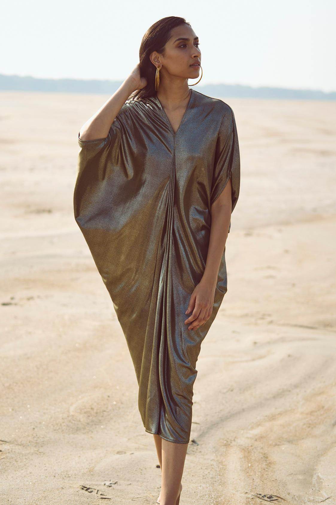 DRAPE COWL KAFTAN - dash and dot