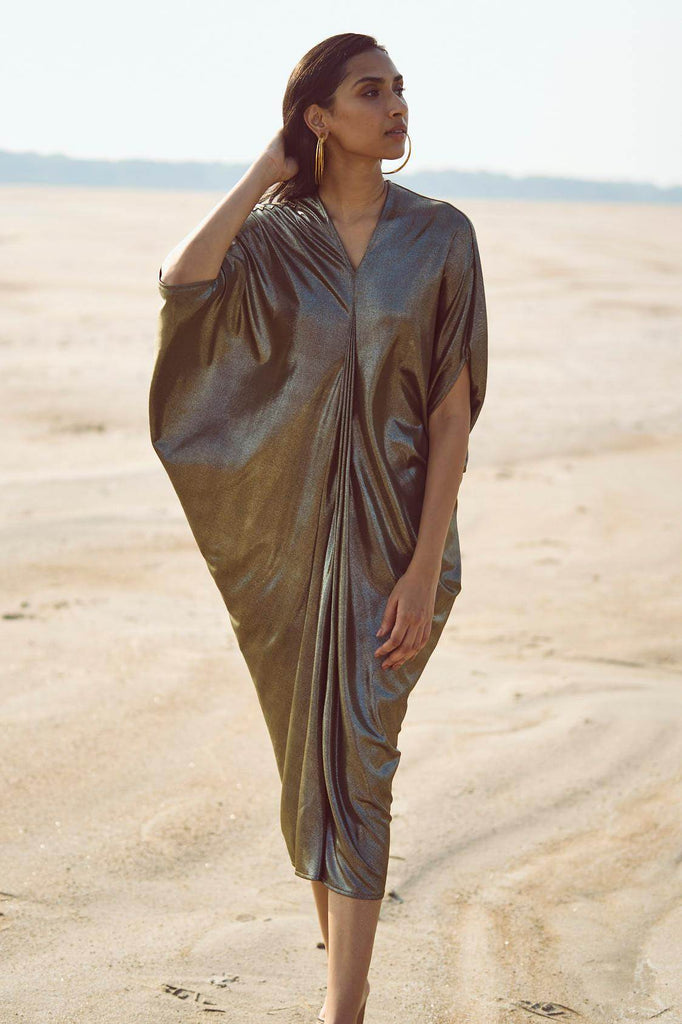 DRAPE COWL KAFTAN - dash and dot dash and dot
