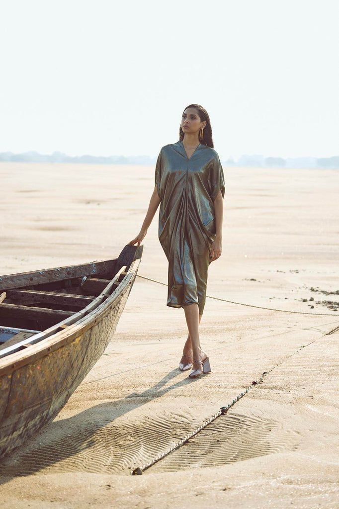 DRAPE COWL KAFTAN - dash and dot dash and dot