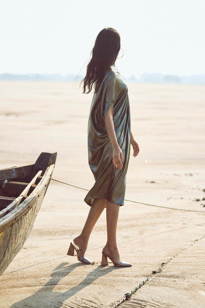 DRAPE COWL KAFTAN - dash and dot dash and dot