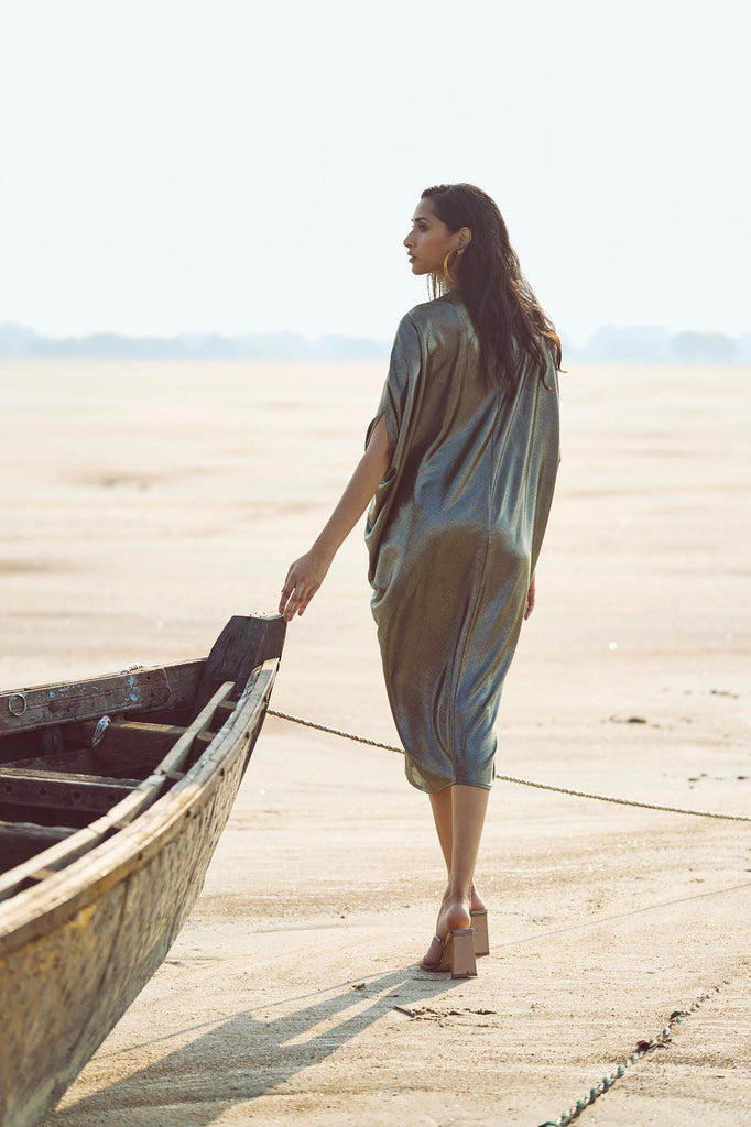 DRAPE COWL KAFTAN - dash and dot dash and dot