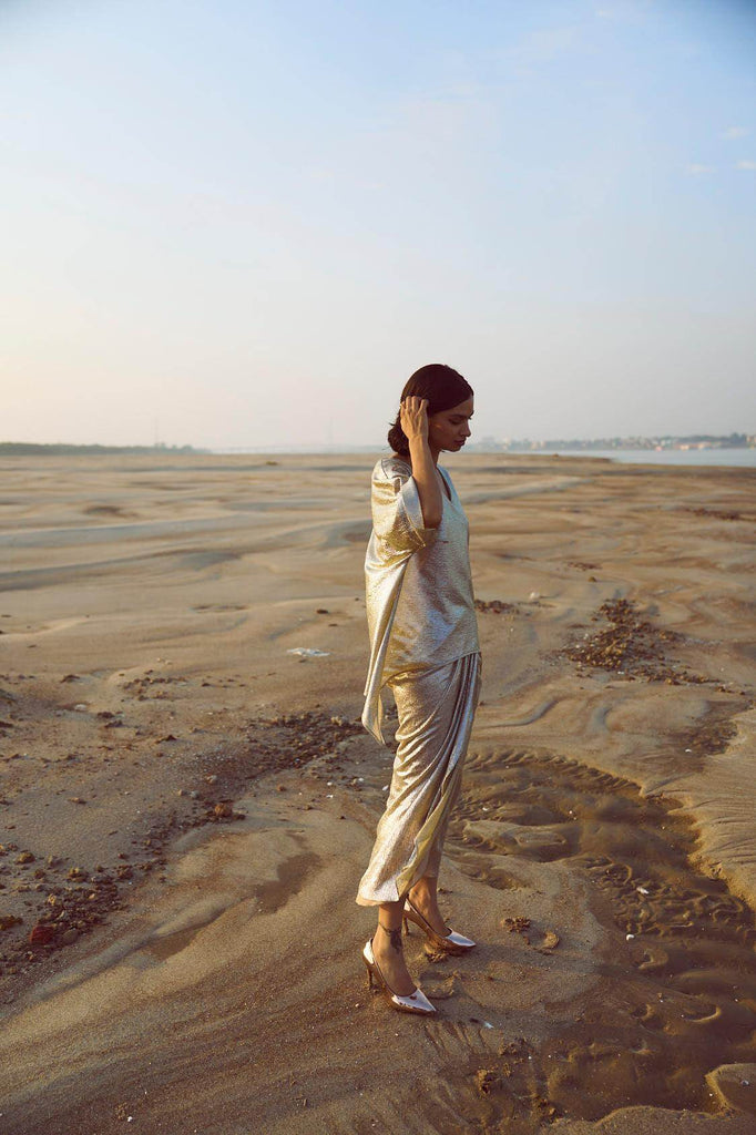 SHIMMER WRAP SKIRT - dash and dot dash and dot